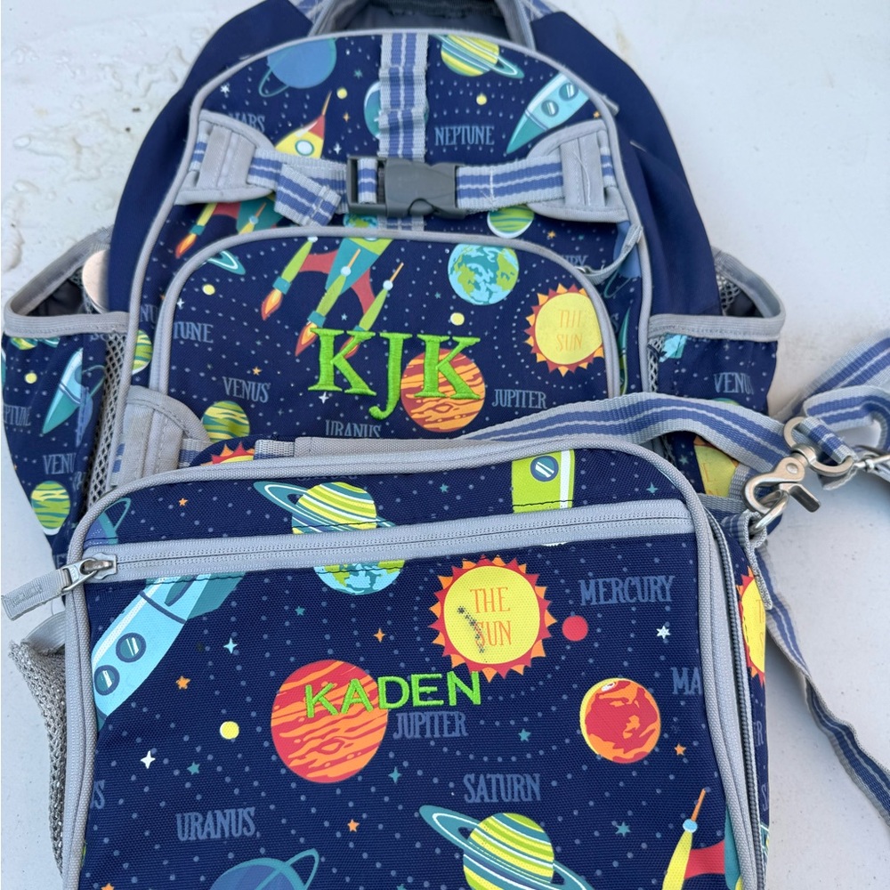 Pottery Barn Kids Large Backpack & Lunch Box